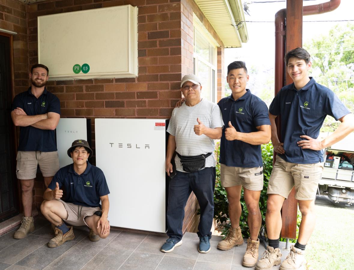 Clean Earth Solar crew installing a complete solar power system
